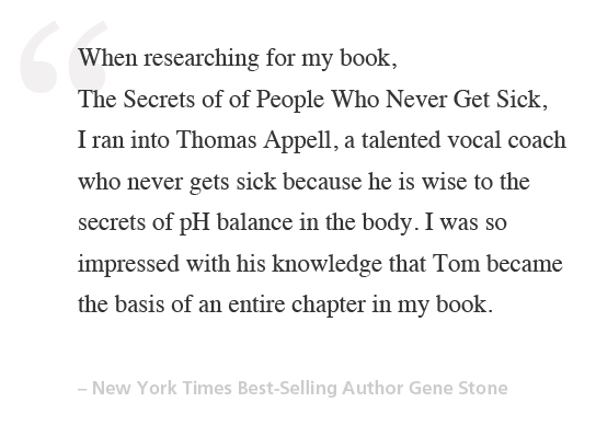 Orange County Vocal Coach Thomas Appell, Author of the Book Never Get Another Cold