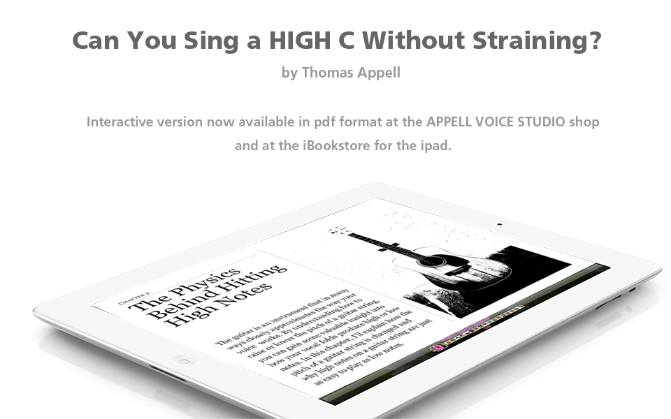Thomas Appell gives singing lessons in Orange County at Appell Voice Studio. Thomas also has been a vocal coach for many singers that commute from Los Angeles and Long Beach to his Orange County Studio.